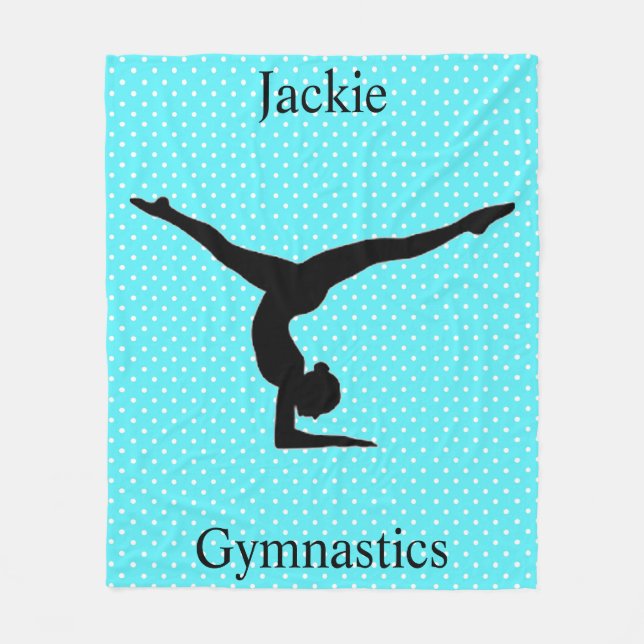 Couverture Polaire Filles Gymnastique Polka Dot (Devant)