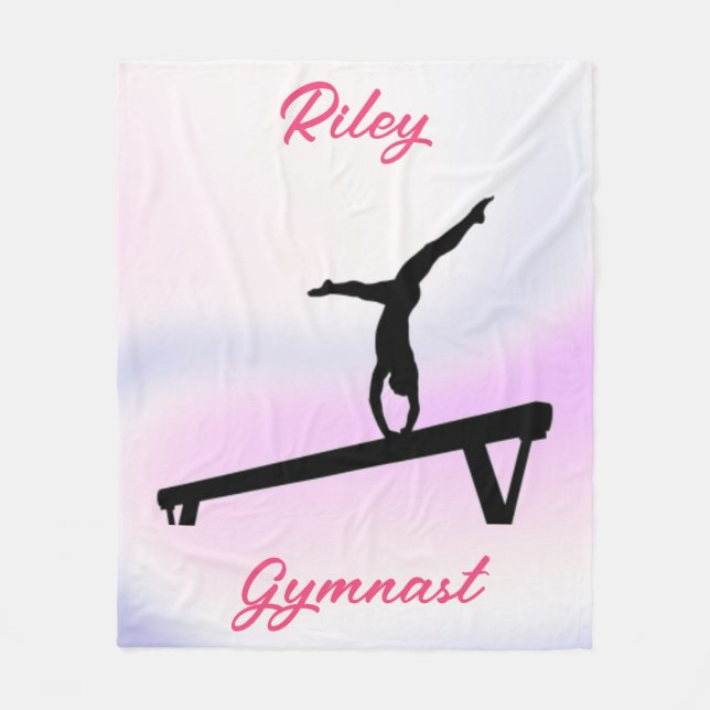 Couverture Polaire Filles Gymnastique Poudre Soft Pastel (Devant)