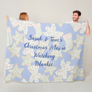 Couverture Polaire Film de Noël personnalisé