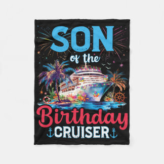 Couverture Polaire Fils De L'Anniversaire Cruiser Funny Cruise Annive