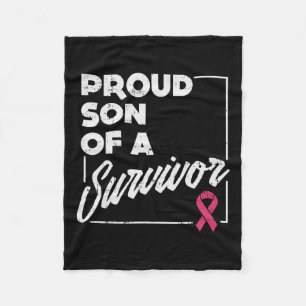Couverture Polaire Fils De Survivant Cancer Du Sein Cadeau De Soutien
