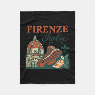 Couverture Polaire Firenze Italia Souvenir Florence Italy Food And Tr
