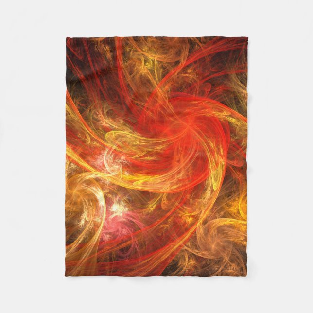 Couverture Polaire Firestorm Nova Art Abstrait (Devant)