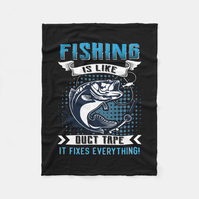Couverture Polaire Fisher Gift Fishing corrige tout (Devant)
