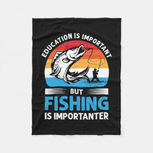 Couverture Polaire Fisher Gift Fishing Is Importanter