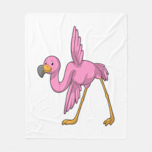 Couverture Polaire Flamant rose à Yoga Exercice d'étirement