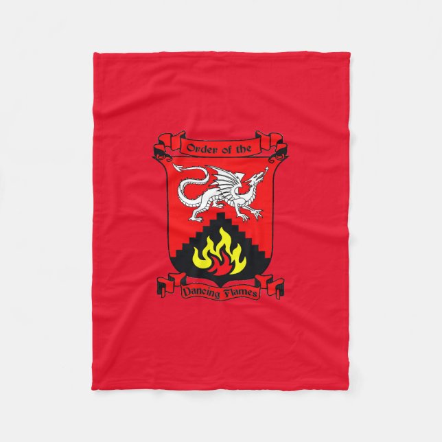 Couverture Polaire Flames Lodge Blanket (Devant)