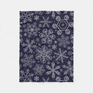 Couverture Polaire Flèches blanches sur bleu