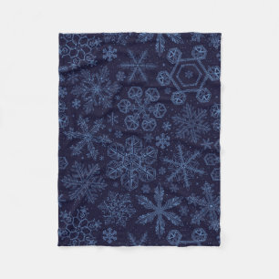 Couverture Polaire Flèches bleues sur bleu
