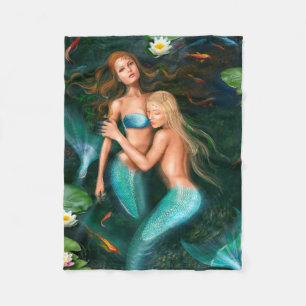 Couverture Polaire Fleece Blanket, Imaginaire de belles sirènes
