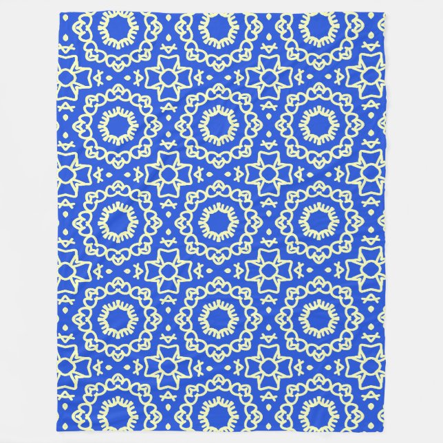 Couverture Polaire Fleece Blanket, Un design motif en tissu classique (Devant)
