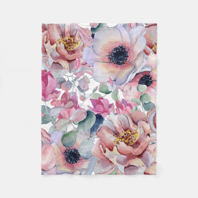 Couverture Polaire Fleur Buttcup (Devant)