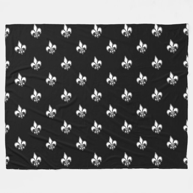 Couverture Polaire Fleur de lis (Devant (Horizontal))