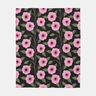 Couverture Polaire Fleur de prairie Fleur sauvage de printemps Jardin