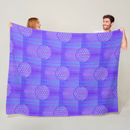 Couverture Polaire Fleur De Vie - Motif Simples Art 1