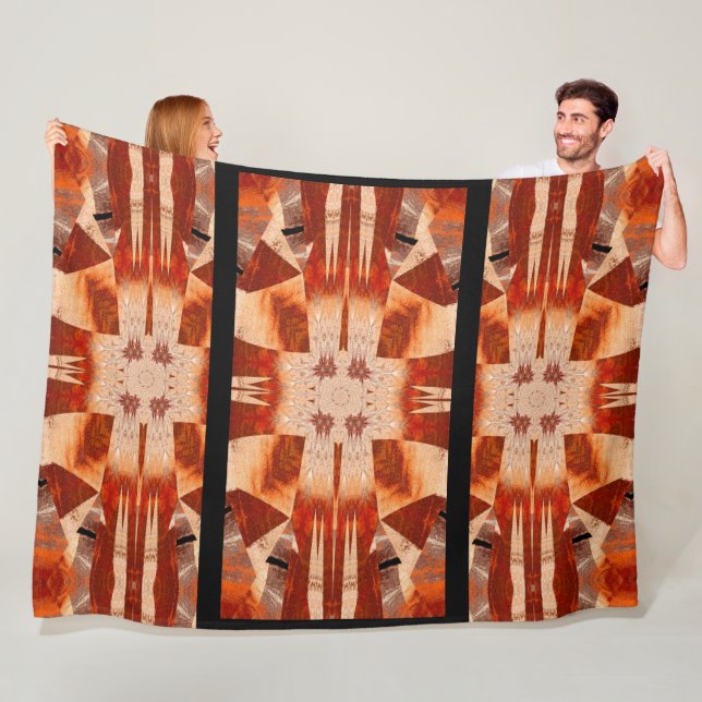 Couverture Polaire Fleur éloignée (En situation)