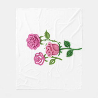 Couverture Polaire Fleur en nettoyant pour tuyau