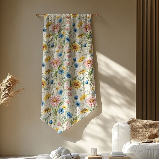 Couverture Polaire Fleur sauvage Jeter un cadeau de rêve pour les fem (Wildflower Throw A Dreamy Gift for Women)