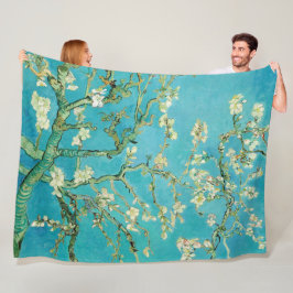 Couverture Polaire Fleurs d'amandes par van Gogh