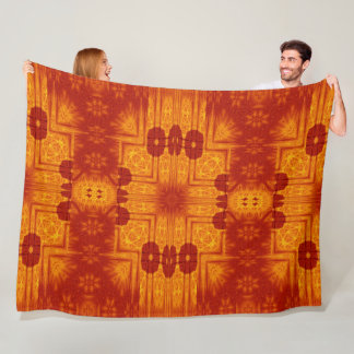 Couverture Polaire Fleurs de feu de Bohême 156