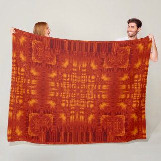 Couverture Polaire Fleurs de feu de Bohême 166