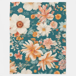 Couverture Polaire Fleurs Extraordinaires