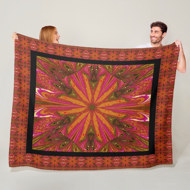 Couverture Polaire Fleurs sauvages sauvages 12 (En situation)