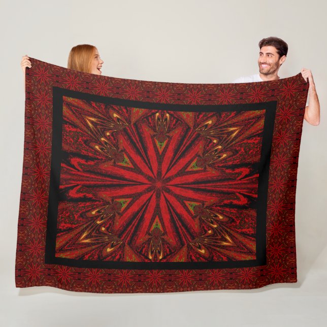 Couverture Polaire Fleurs sauvages sauvages 16 (En situation)