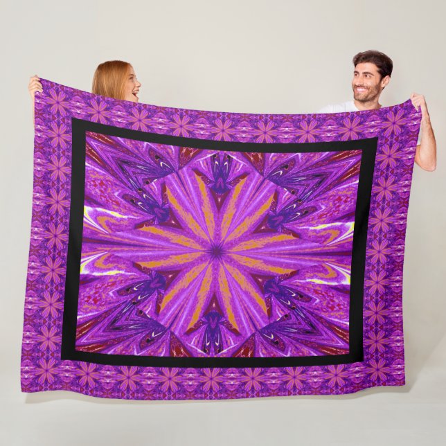 Couverture Polaire Fleurs sauvages sauvages 17 (En situation)