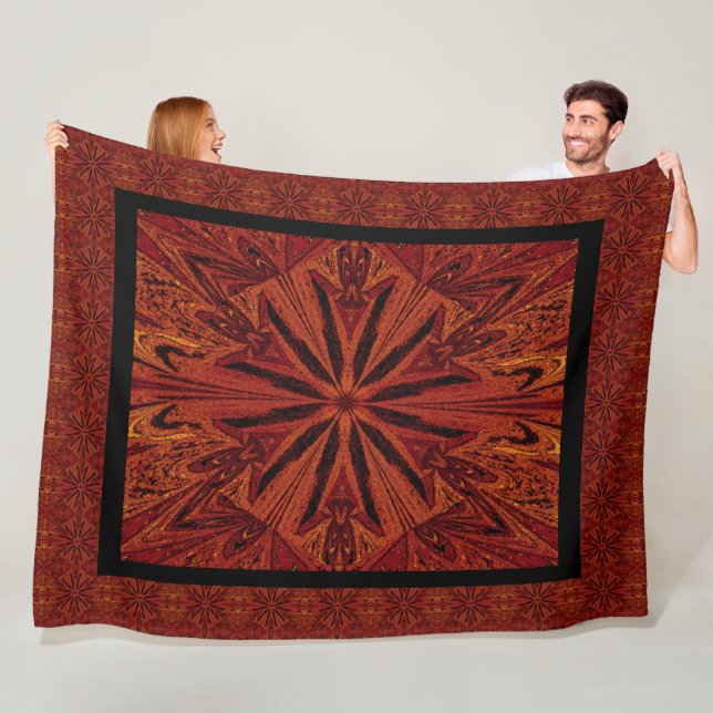 Couverture Polaire Fleurs sauvages sauvages 19 (En situation)