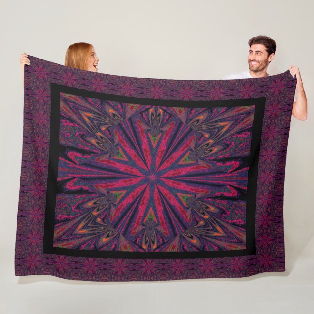 Couverture Polaire Fleurs sauvages sauvages 23 (En situation)