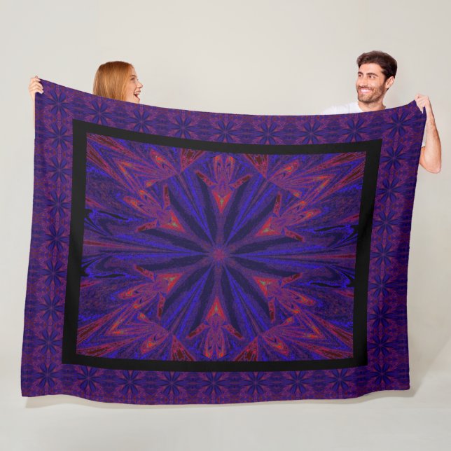 Couverture Polaire Fleurs sauvages sauvages 24 (En situation)