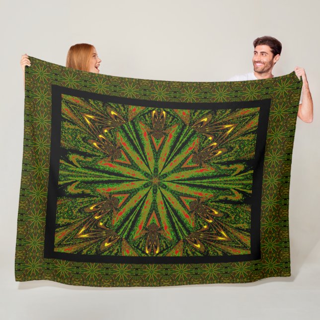 Couverture Polaire Fleurs sauvages sauvages 26 (En situation)