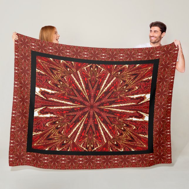 Couverture Polaire Fleurs sauvages sauvages 27 (En situation)