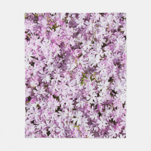 Couverture Polaire Fleurs violettes été fleurs fraicheur arrière - pl