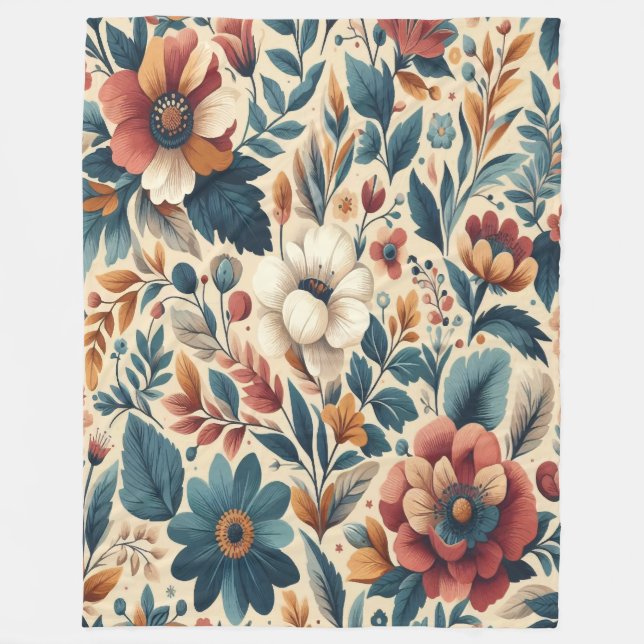 Couverture Polaire Flora Warms  (Devant)