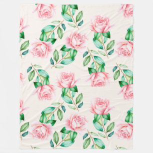 Couverture Polaire Floral