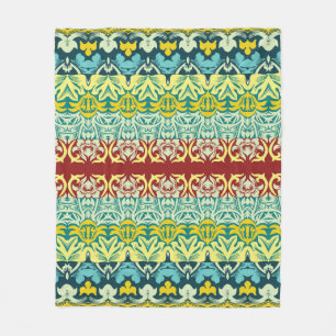 Couverture Polaire Floral ornemental sans couture motif