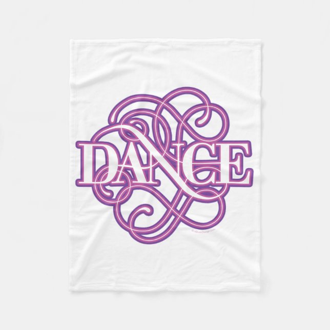 Couverture Polaire Flourish de danse (Devant)