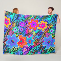 Flower Power Blossts motif continu 3