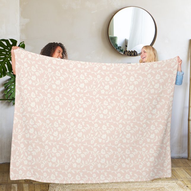 Couverture Polaire flowered bedding. (Créateur téléchargé)