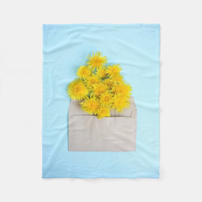 Couverture Polaire Flowers | Dandelions in Envelope (Devant)