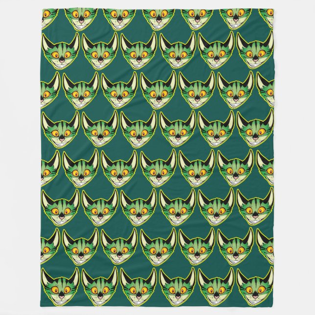 Couverture Polaire Fluorescent Chat de chat polaire (Devant)