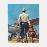 Flying Cowboy par Mead Schaeffer