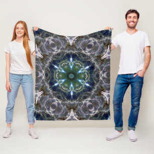 Couverture Polaire Folk Mandala