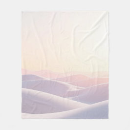 Couverture Polaire Fond lumineux calme avec dunes de sable