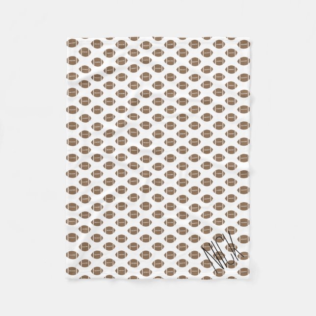 Couverture Polaire Football classique simple (Devant)