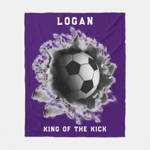 Couverture Polaire Football personnalisé