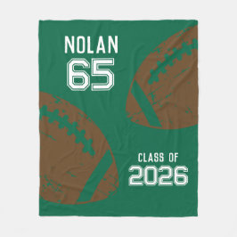 Couverture Polaire Football personnalisé Joueur principal Nombre Clas
