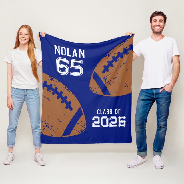 Couverture Polaire Football personnalisé Joueur principal Nombre Clas (En situation)